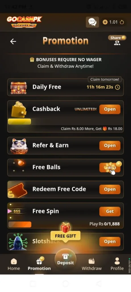 GOCASHPK Game APK